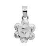 Joyas De Plata BLACK Colgante Plata Lisa | Colgante Flores