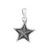 Joyas De Plata BLACK Colgante Plata Lisa | Colgante Estrella