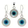 Joyas De Plata DistribuidoraDeJoyas.cl | Conjunto De Plata 925 Ojos Turcos