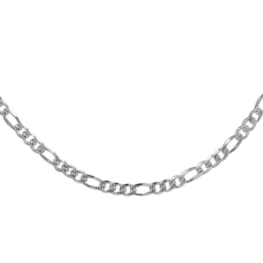 Joyas De Plata BLACK | Cadena De Plata 925 Cartier Con Textura 60 Cm