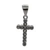 Joyas De Plata BLACK Colgante Cruz | Colgante Cruz Con Circon